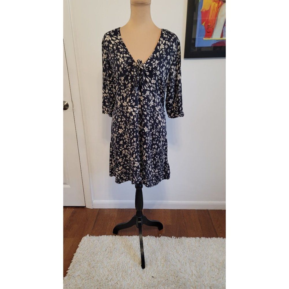 Urban Outfitters Floral Shirt Dress Large